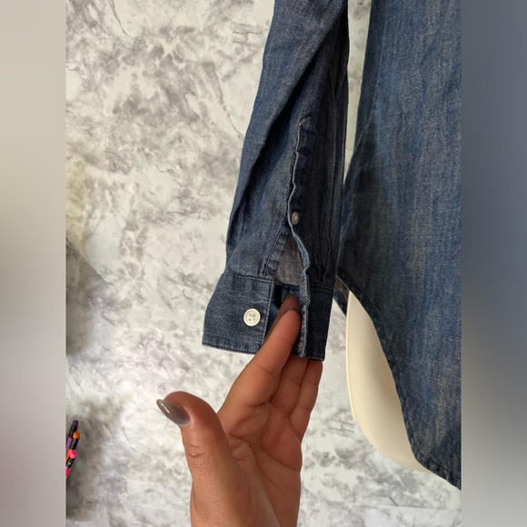 The Softened Jean Shirt by Loft Size Small - Picture 3 of 8